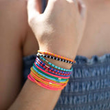 Heishi Bead Bracelet Stack | Happy Hour