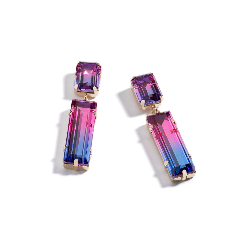 Sell Out Earrings | Pink & Blue Ombre