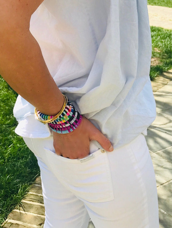 Heishi Bead Bracelet | Taste The Rainbow